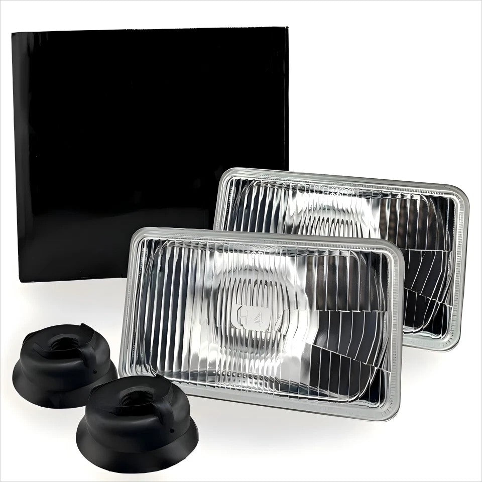 4PCS For 1981 1982 1983 1984 1985 1986 Chevy C10 Trucks 4x6 Hi-Lo LED Headlights