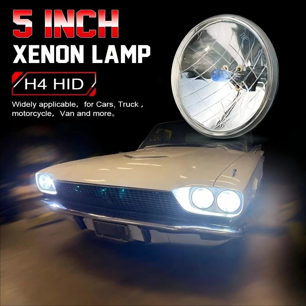 4PC FIT Chevy Chevelle 1964-1968 1970 5.75" 5-3/4" inch round Headlights hi/lo