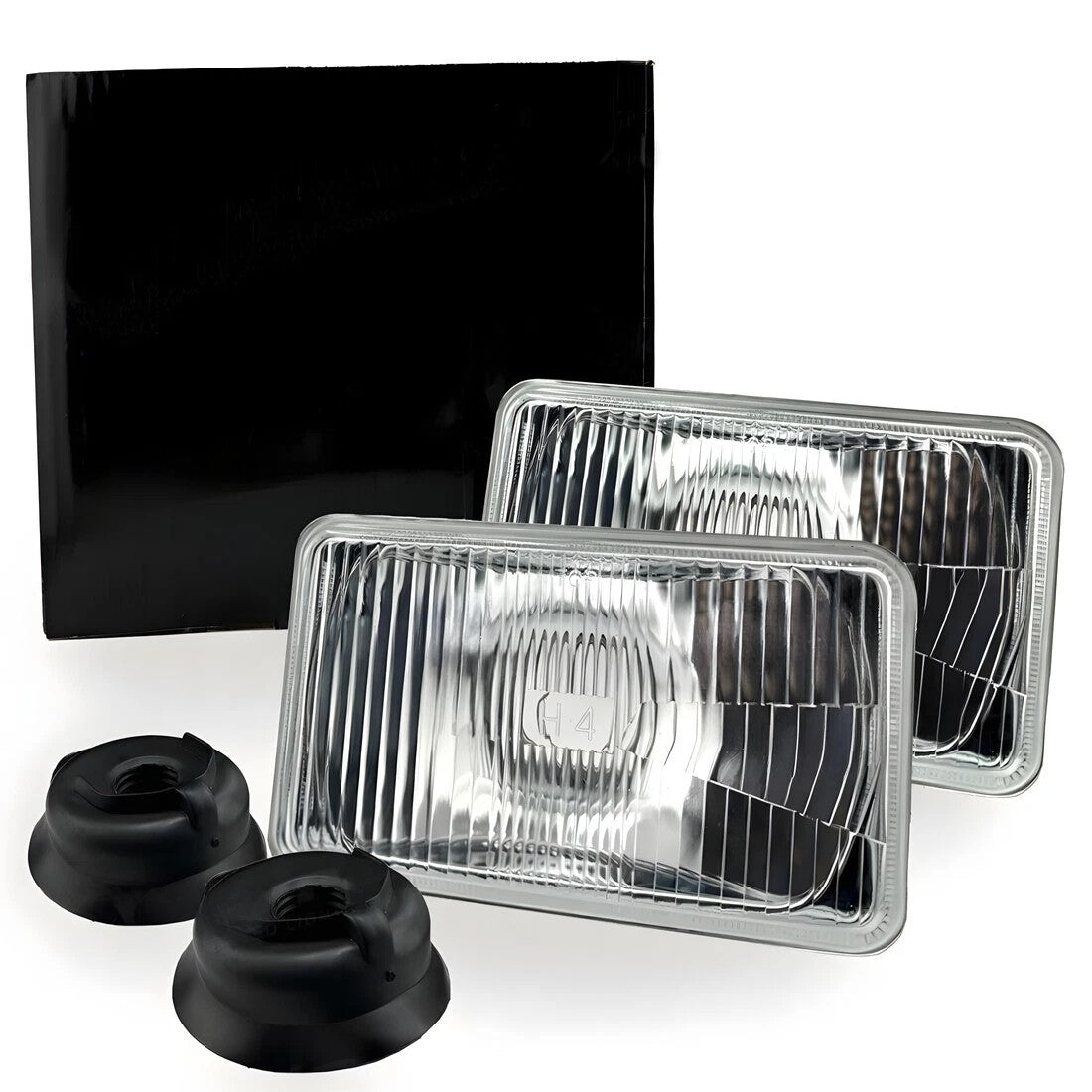 4x Fit GMC C1500 2500 3500 K1500 K2500 K3500 1982-1986 Truck 4x6" LED Headlights